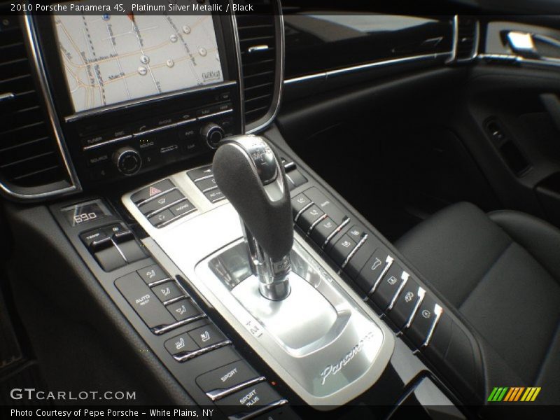Platinum Silver Metallic / Black 2010 Porsche Panamera 4S