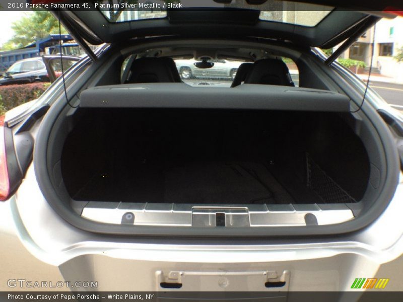 Platinum Silver Metallic / Black 2010 Porsche Panamera 4S