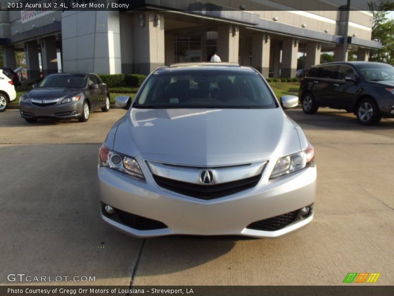 Silver Moon / Ebony 2013 Acura ILX 2.4L
