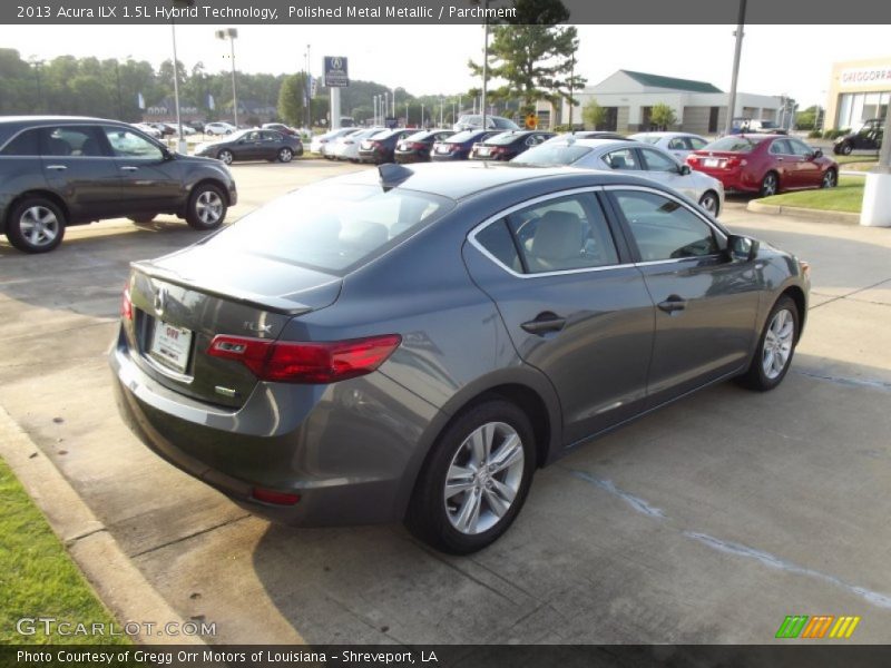 Polished Metal Metallic / Parchment 2013 Acura ILX 1.5L Hybrid Technology