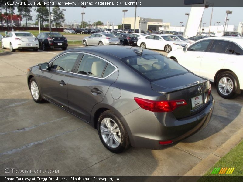 Polished Metal Metallic / Parchment 2013 Acura ILX 1.5L Hybrid Technology