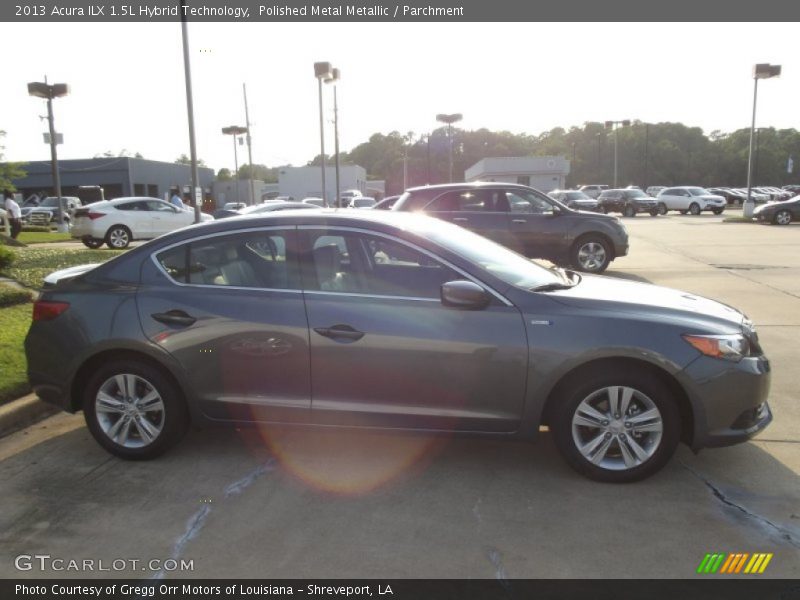 Polished Metal Metallic / Parchment 2013 Acura ILX 1.5L Hybrid Technology