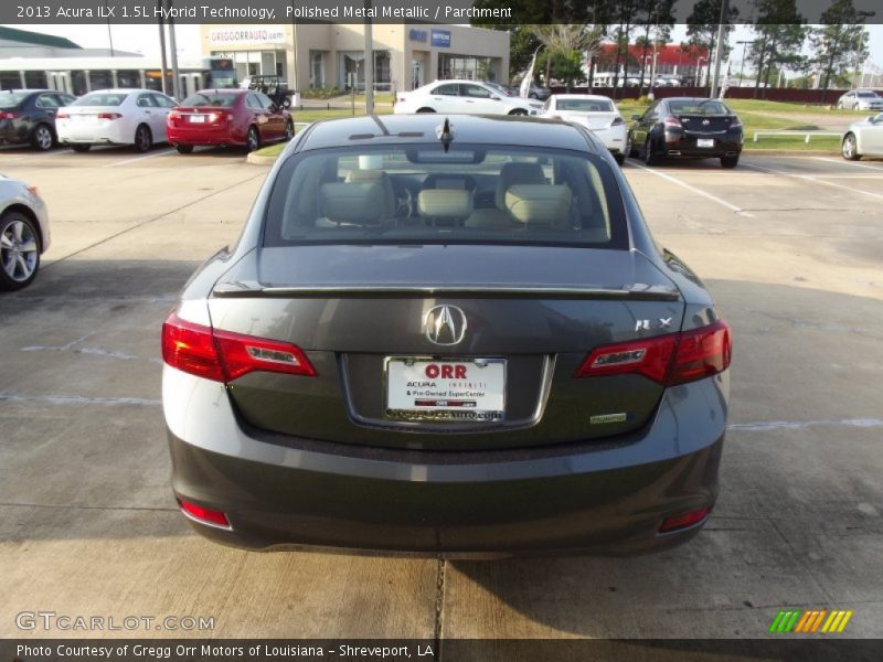 Polished Metal Metallic / Parchment 2013 Acura ILX 1.5L Hybrid Technology
