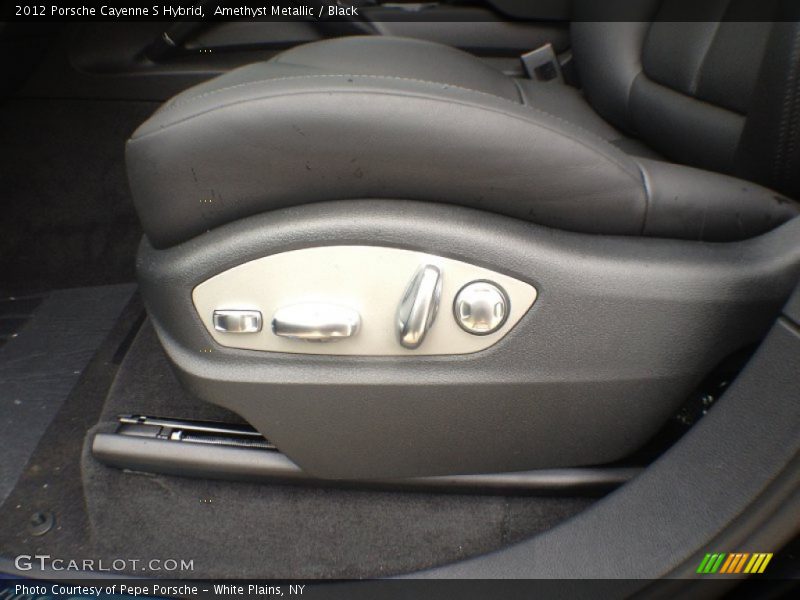 Amethyst Metallic / Black 2012 Porsche Cayenne S Hybrid