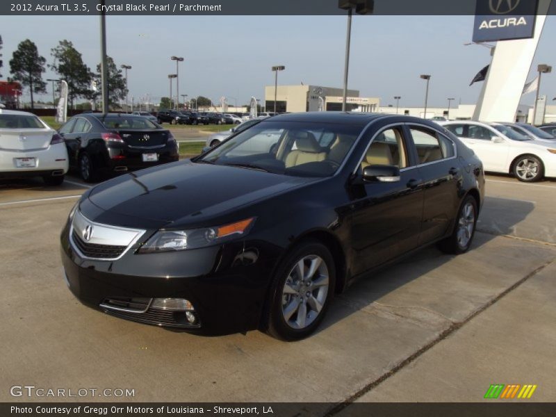 Crystal Black Pearl / Parchment 2012 Acura TL 3.5