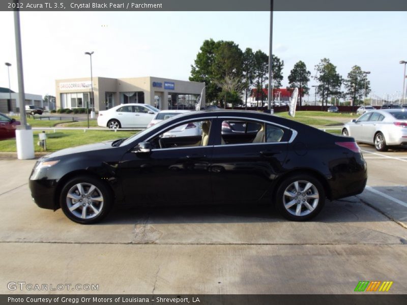 Crystal Black Pearl / Parchment 2012 Acura TL 3.5