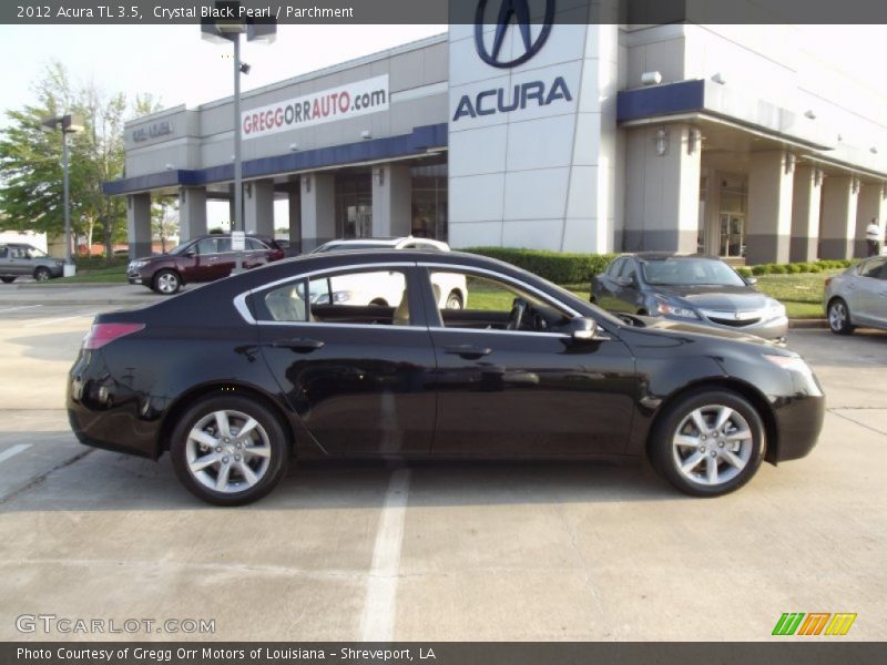 Crystal Black Pearl / Parchment 2012 Acura TL 3.5