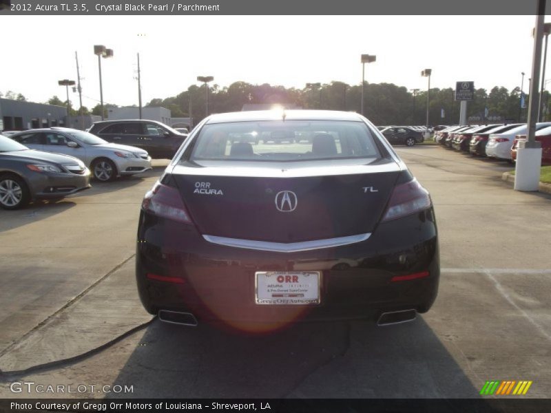 Crystal Black Pearl / Parchment 2012 Acura TL 3.5