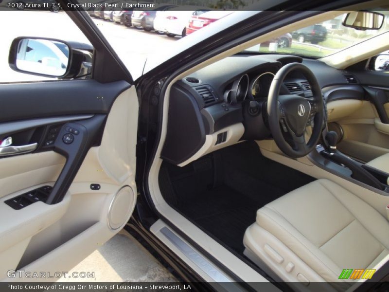 Crystal Black Pearl / Parchment 2012 Acura TL 3.5