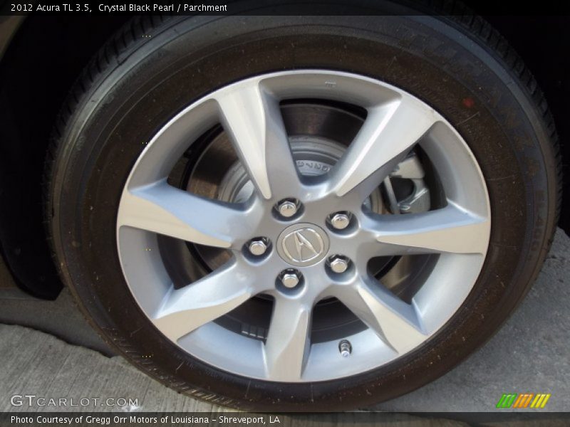 Crystal Black Pearl / Parchment 2012 Acura TL 3.5