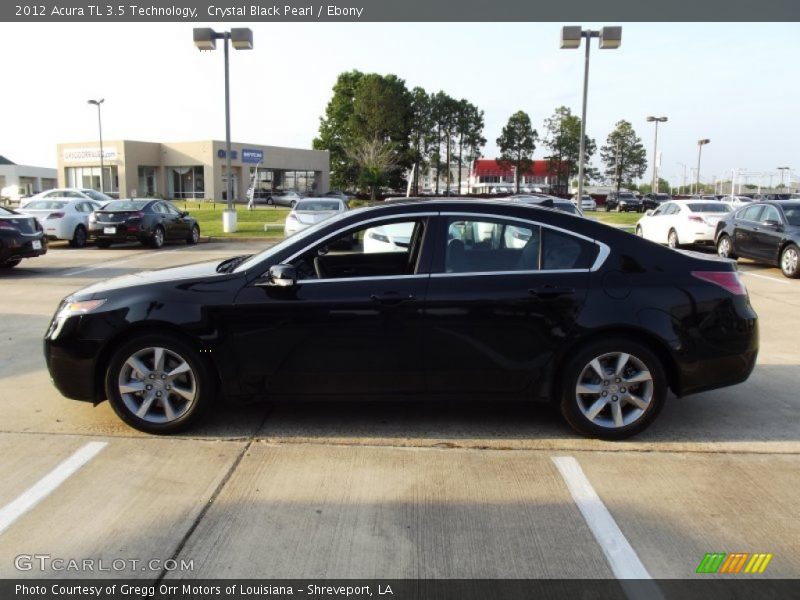 Crystal Black Pearl / Ebony 2012 Acura TL 3.5 Technology