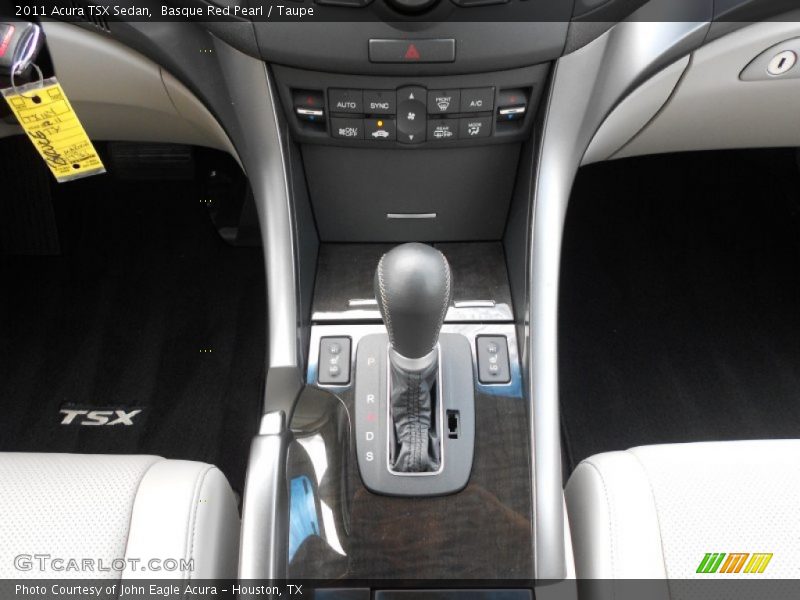  2011 TSX Sedan 5 Speed Automatic Shifter