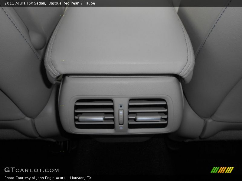 Basque Red Pearl / Taupe 2011 Acura TSX Sedan