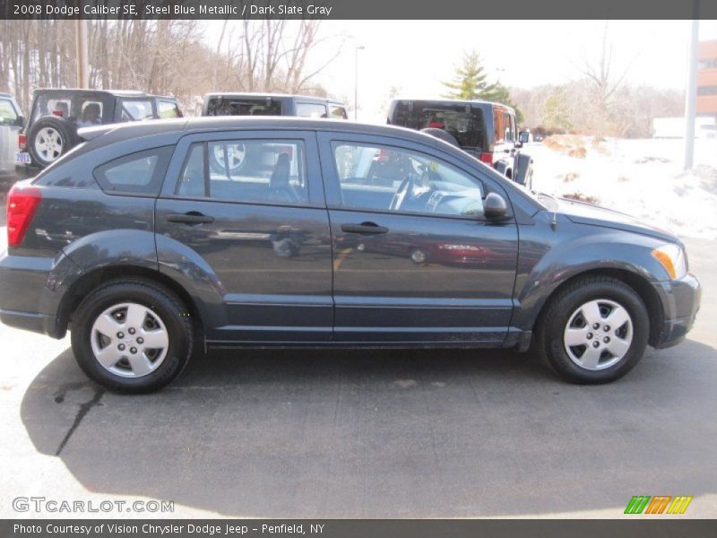 Steel Blue Metallic / Dark Slate Gray 2008 Dodge Caliber SE