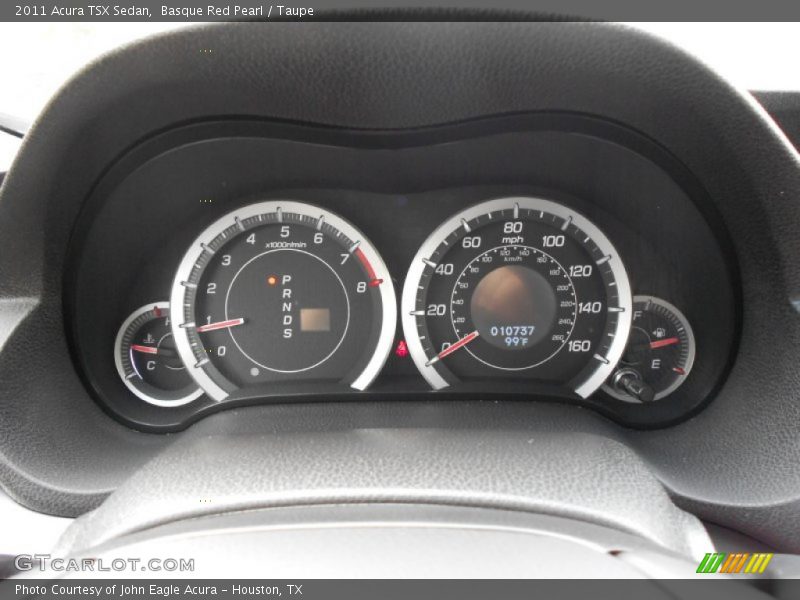  2011 TSX Sedan Sedan Gauges