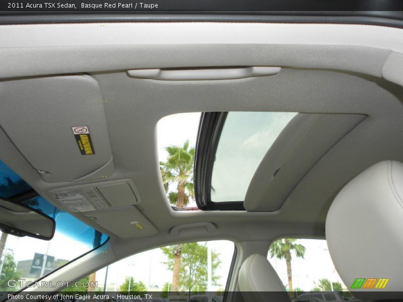 Sunroof of 2011 TSX Sedan