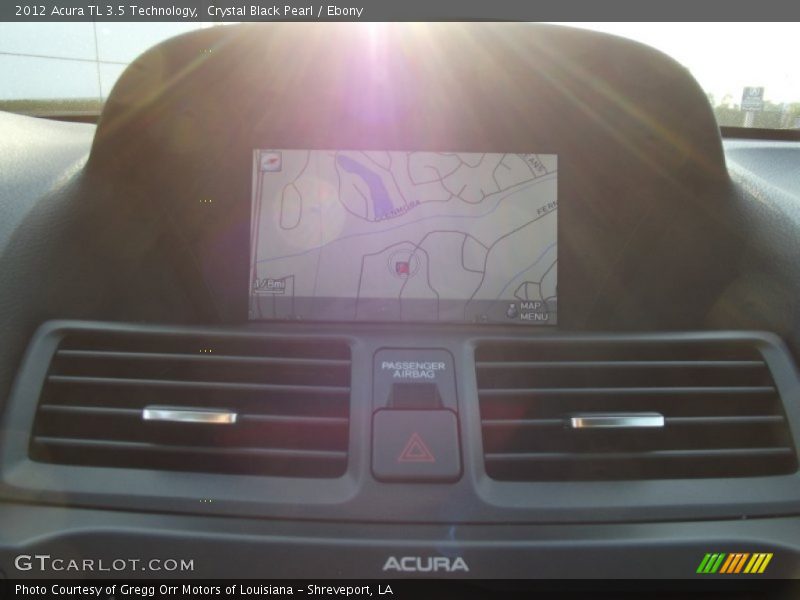 Crystal Black Pearl / Ebony 2012 Acura TL 3.5 Technology