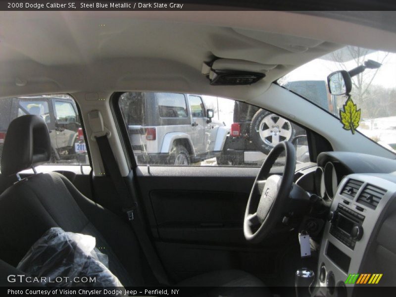 Steel Blue Metallic / Dark Slate Gray 2008 Dodge Caliber SE