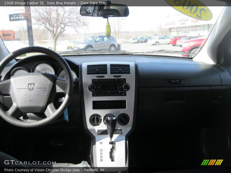 Steel Blue Metallic / Dark Slate Gray 2008 Dodge Caliber SE