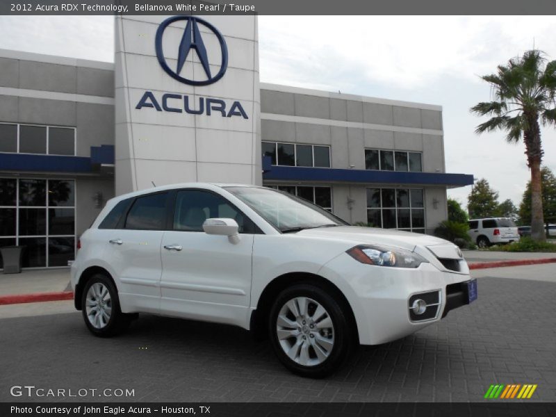 Bellanova White Pearl / Taupe 2012 Acura RDX Technology