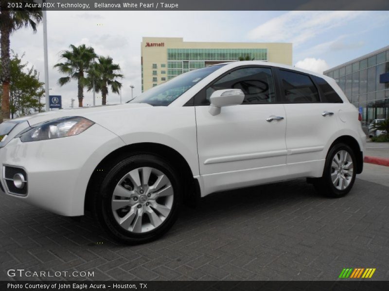Bellanova White Pearl / Taupe 2012 Acura RDX Technology