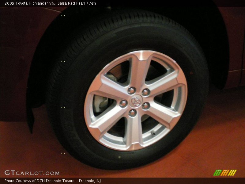 Salsa Red Pearl / Ash 2009 Toyota Highlander V6