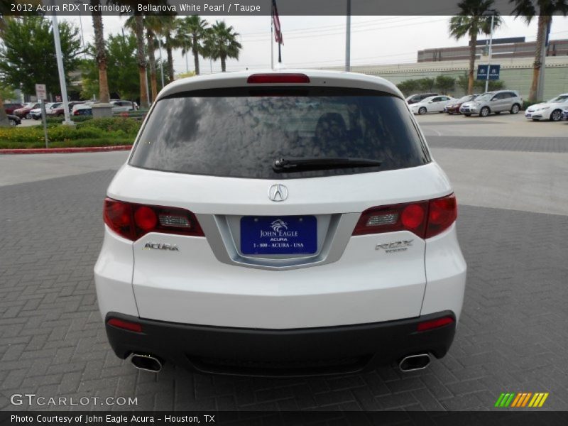 Bellanova White Pearl / Taupe 2012 Acura RDX Technology
