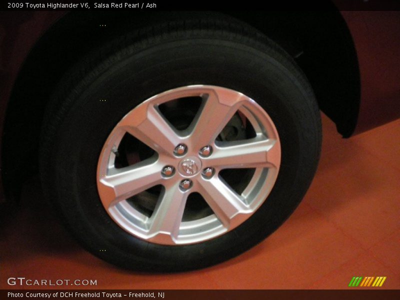 Salsa Red Pearl / Ash 2009 Toyota Highlander V6