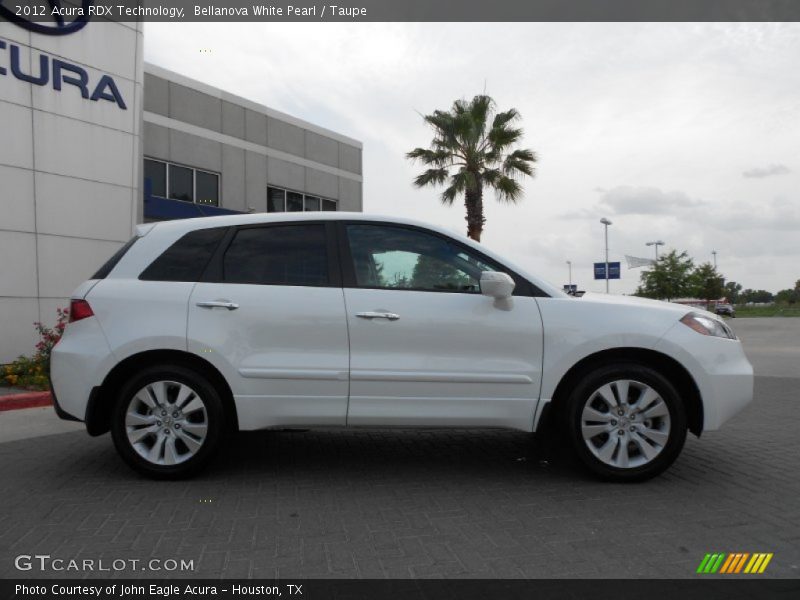 Bellanova White Pearl / Taupe 2012 Acura RDX Technology