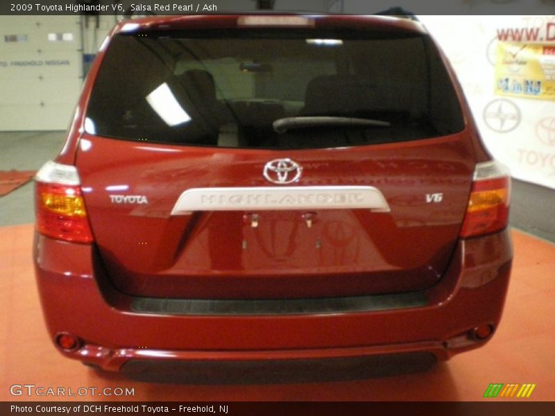 Salsa Red Pearl / Ash 2009 Toyota Highlander V6