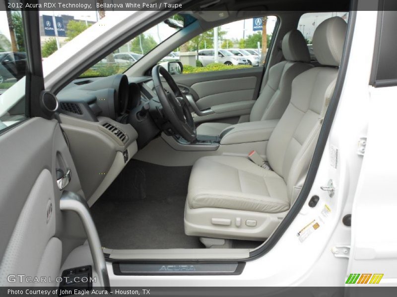 Bellanova White Pearl / Taupe 2012 Acura RDX Technology