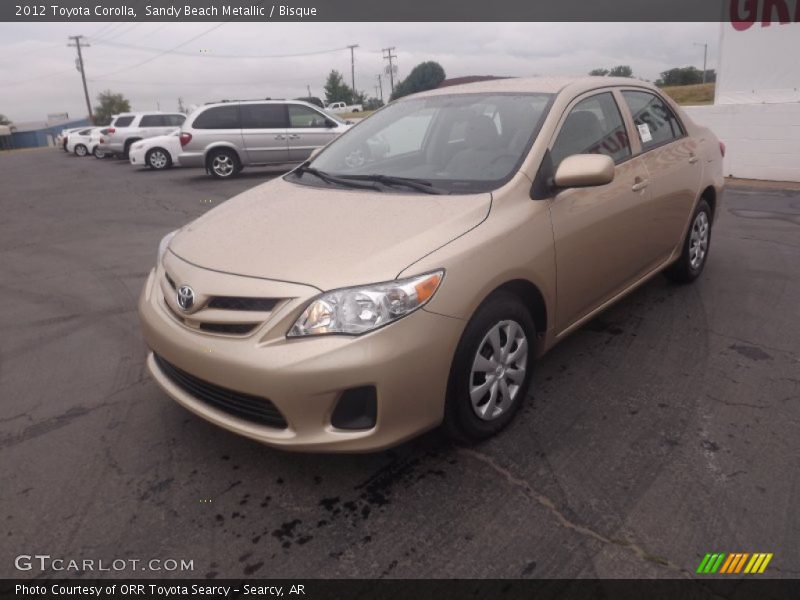 Sandy Beach Metallic / Bisque 2012 Toyota Corolla