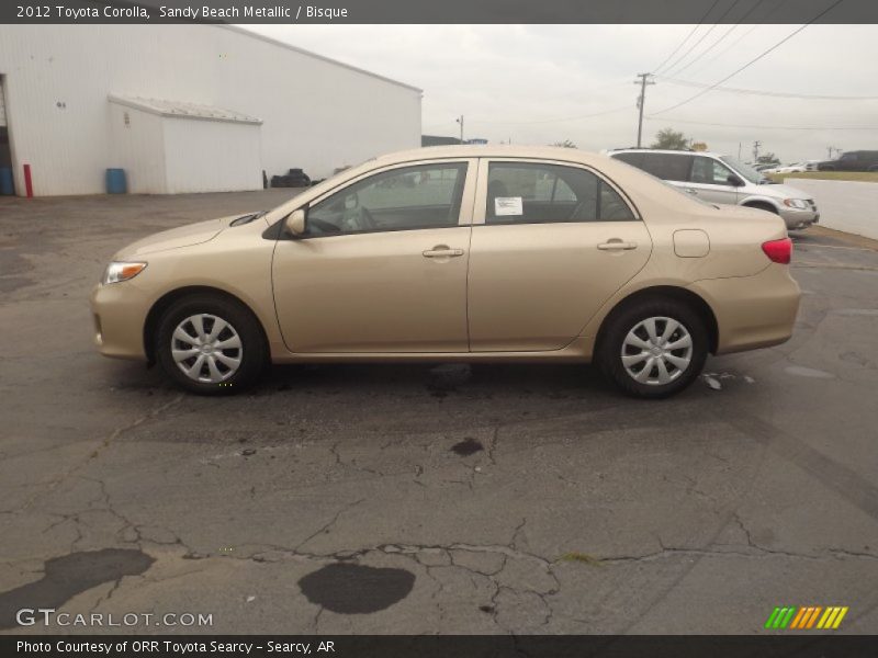 Sandy Beach Metallic / Bisque 2012 Toyota Corolla