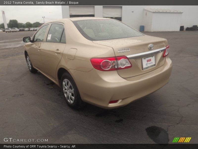 Sandy Beach Metallic / Bisque 2012 Toyota Corolla