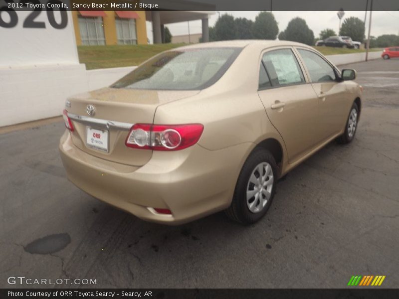 Sandy Beach Metallic / Bisque 2012 Toyota Corolla