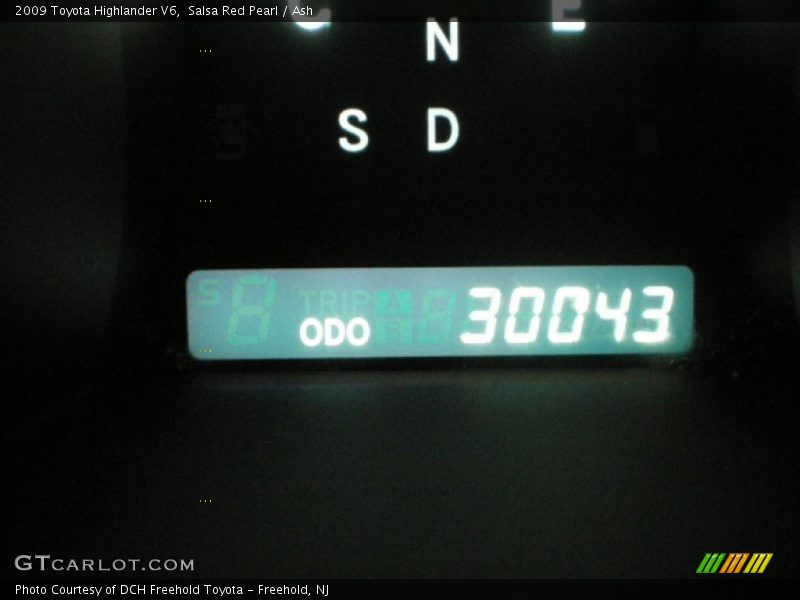 Salsa Red Pearl / Ash 2009 Toyota Highlander V6