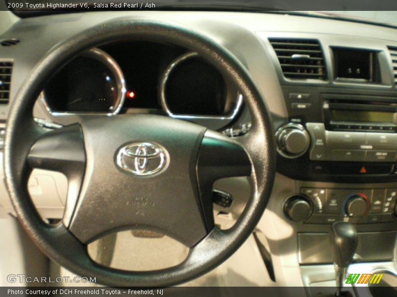 Salsa Red Pearl / Ash 2009 Toyota Highlander V6