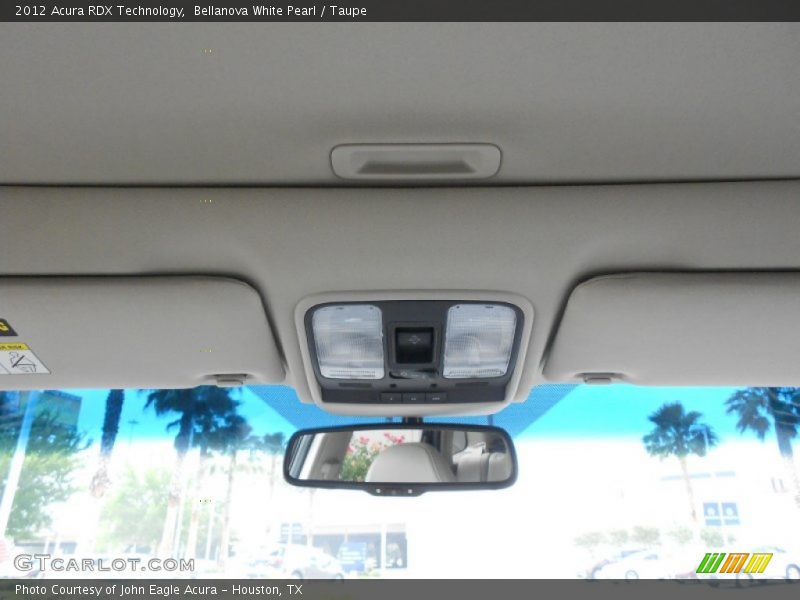 Bellanova White Pearl / Taupe 2012 Acura RDX Technology
