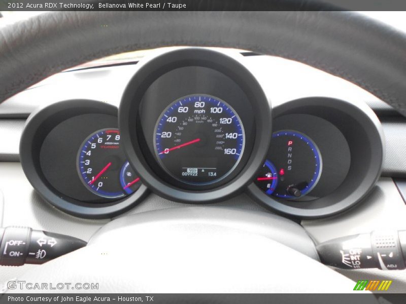  2012 RDX Technology Technology Gauges