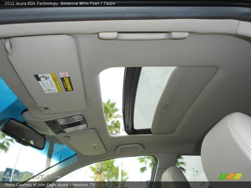 Bellanova White Pearl / Taupe 2012 Acura RDX Technology