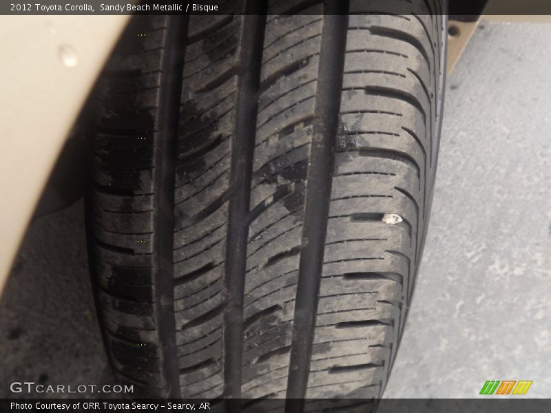 Sandy Beach Metallic / Bisque 2012 Toyota Corolla
