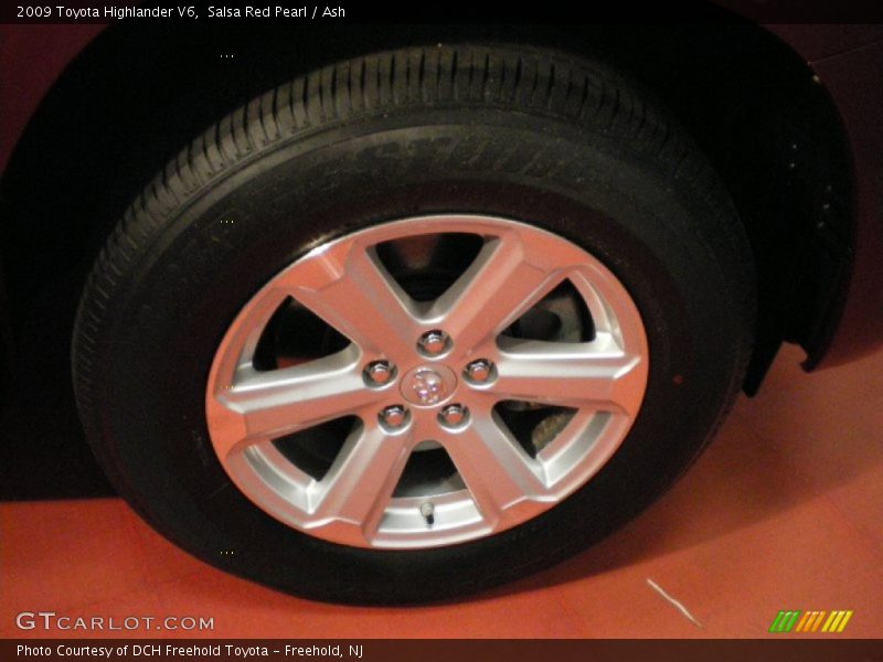 Salsa Red Pearl / Ash 2009 Toyota Highlander V6