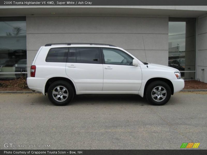 Super White / Ash Gray 2006 Toyota Highlander V6 4WD