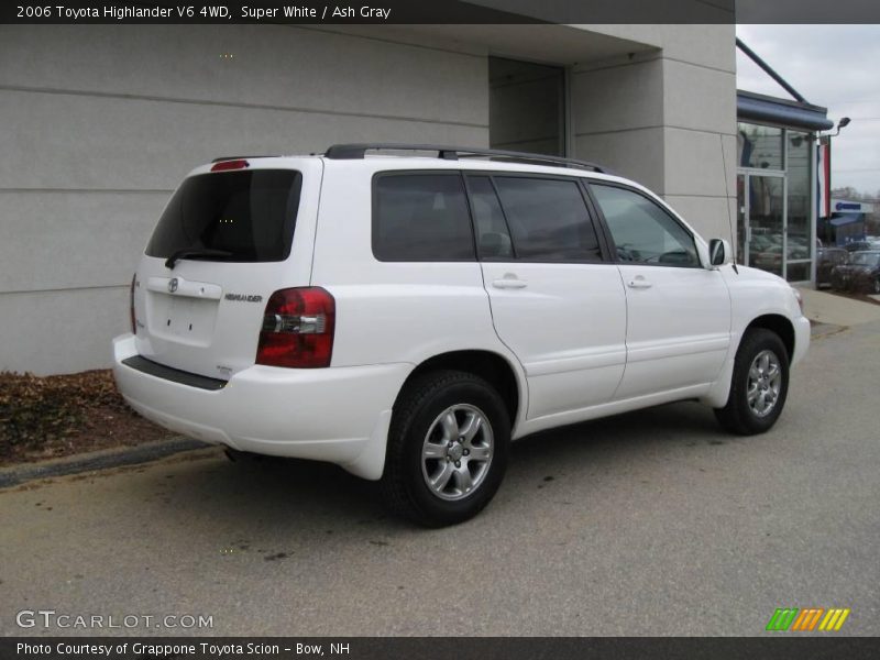 Super White / Ash Gray 2006 Toyota Highlander V6 4WD