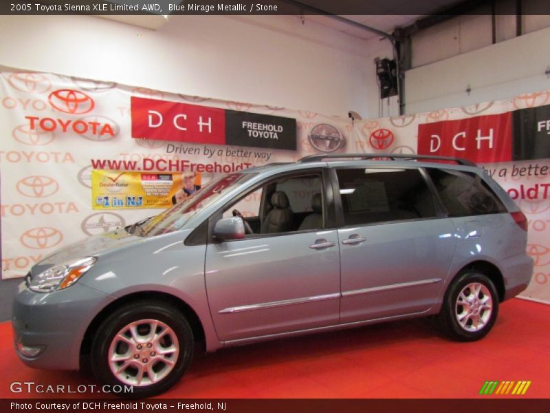 Blue Mirage Metallic / Stone 2005 Toyota Sienna XLE Limited AWD