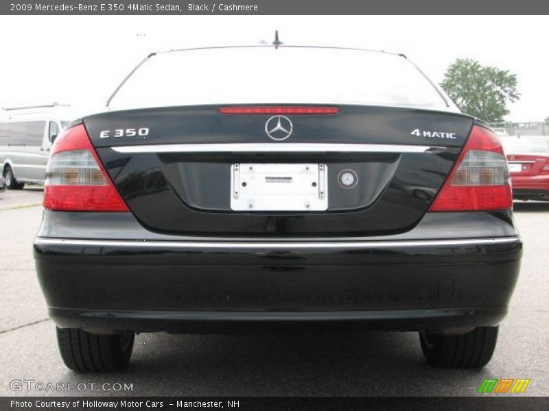 Black / Cashmere 2009 Mercedes-Benz E 350 4Matic Sedan