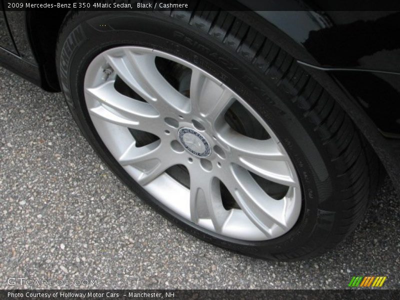 Black / Cashmere 2009 Mercedes-Benz E 350 4Matic Sedan