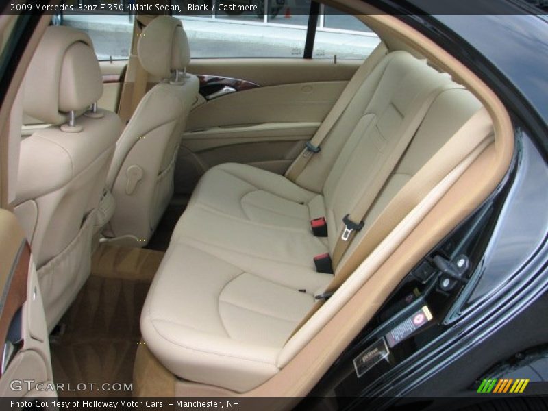 Black / Cashmere 2009 Mercedes-Benz E 350 4Matic Sedan