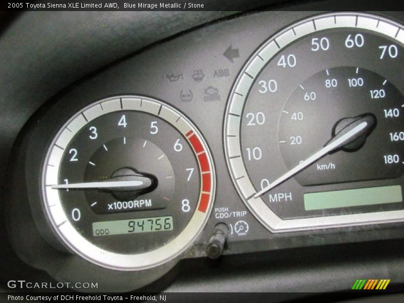 Blue Mirage Metallic / Stone 2005 Toyota Sienna XLE Limited AWD