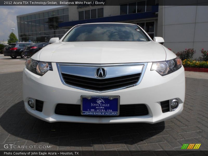 Bellanova White Pearl / Ebony 2012 Acura TSX Technology Sedan